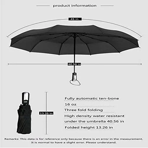 10 Ribs Travel Umbrella UV Protection Auto Open Close Cartoon,Blue Tones Wave Sea Image Open Sky