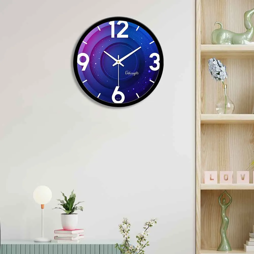 3D Colorful Star Designer Wall Clock