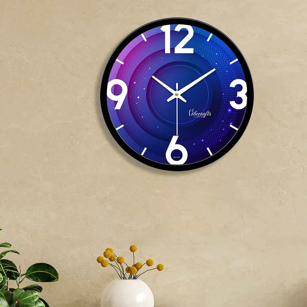 3D Colorful Star Designer Wall Clock