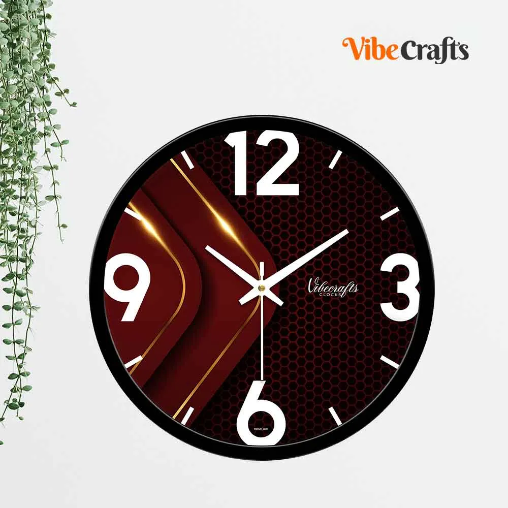 3D Hexa Shape Designer Wall Clock