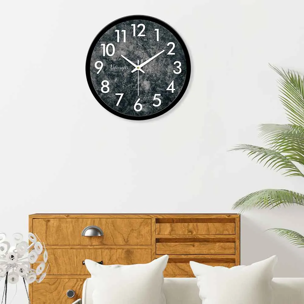 Abstract Chalkboard Designer Wall Clock For Study Room