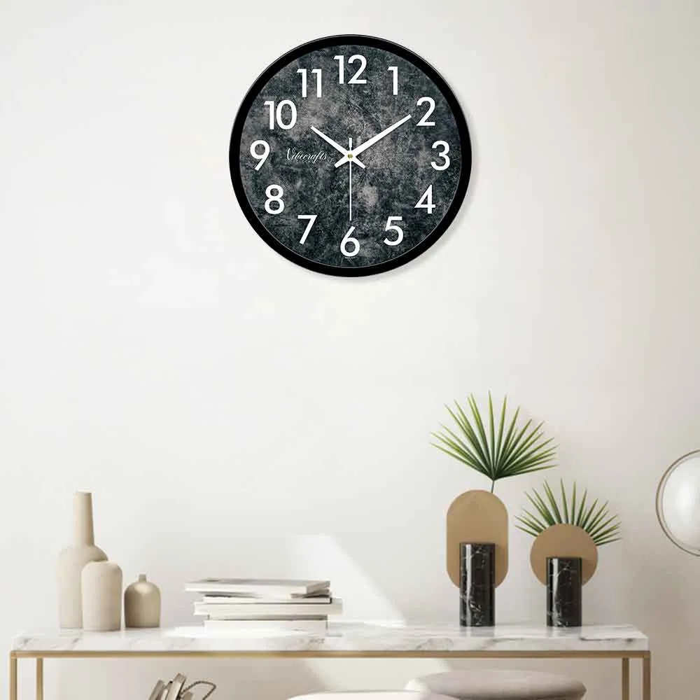 Abstract Chalkboard Designer Wall Clock For Study Room