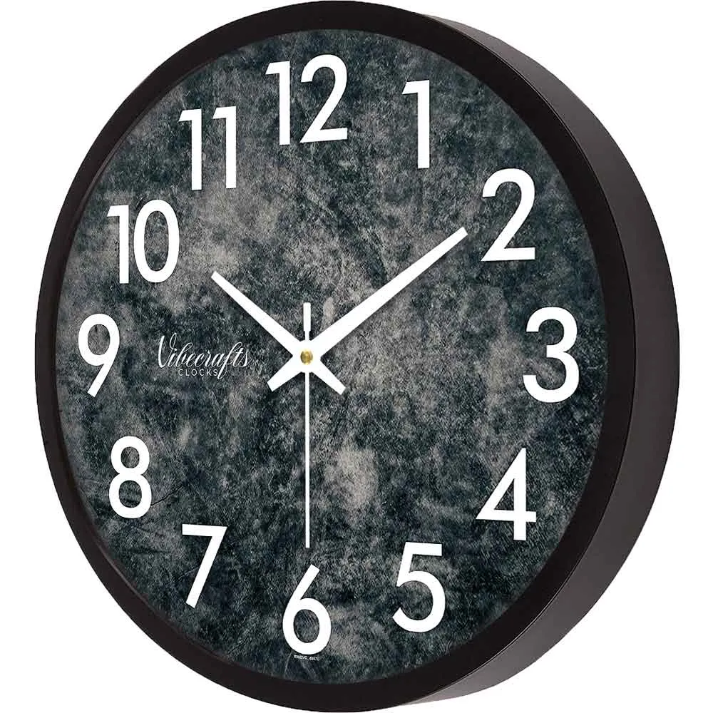 Abstract Chalkboard Designer Wall Clock For Study Room