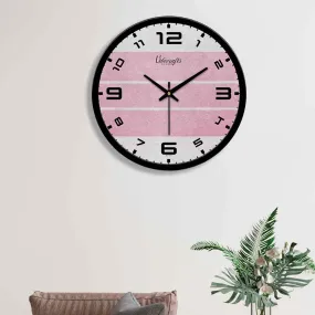 Abstract Pink Color Arrow design Wall Clock