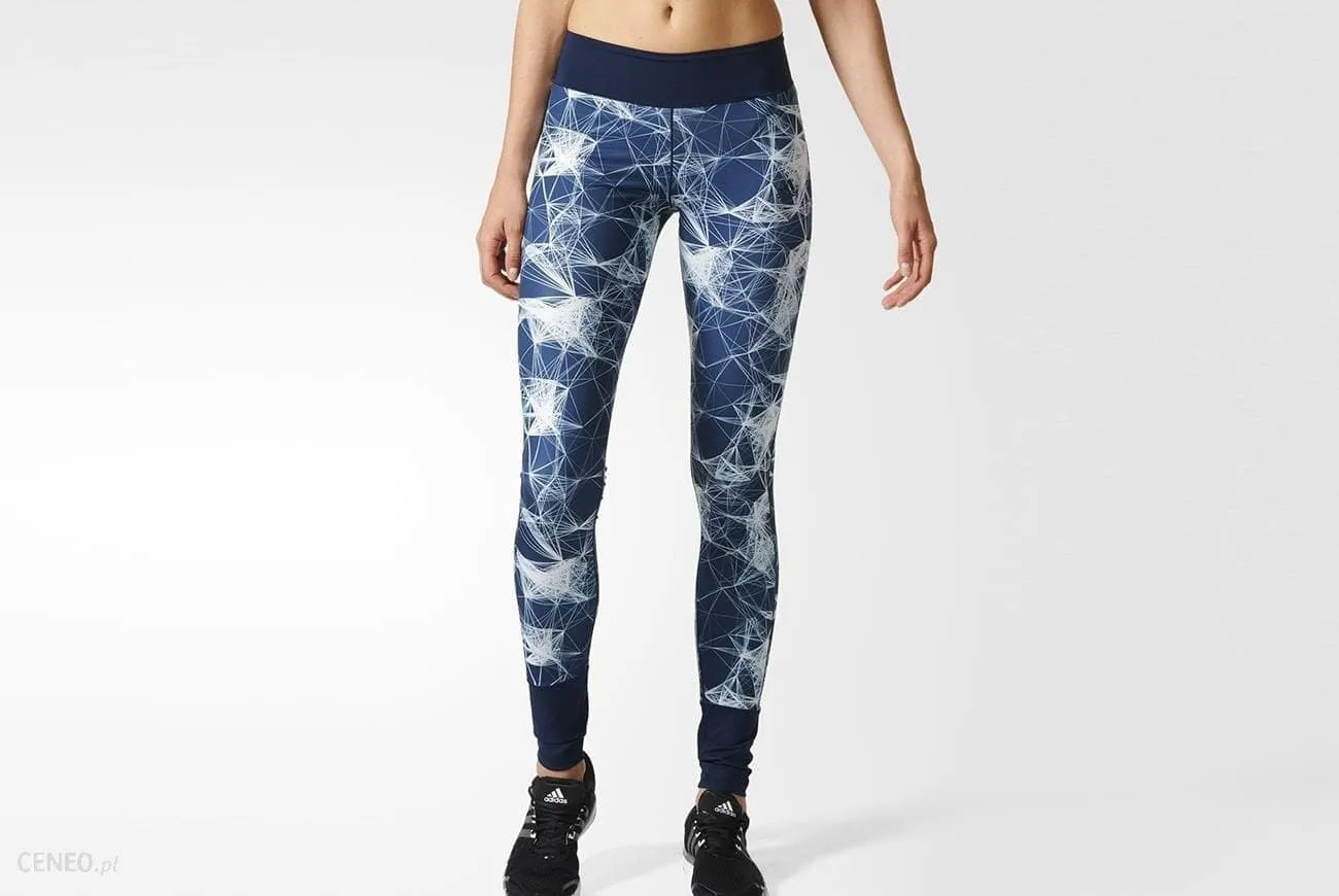 Adidas Womens Super Long Tights All Over Print