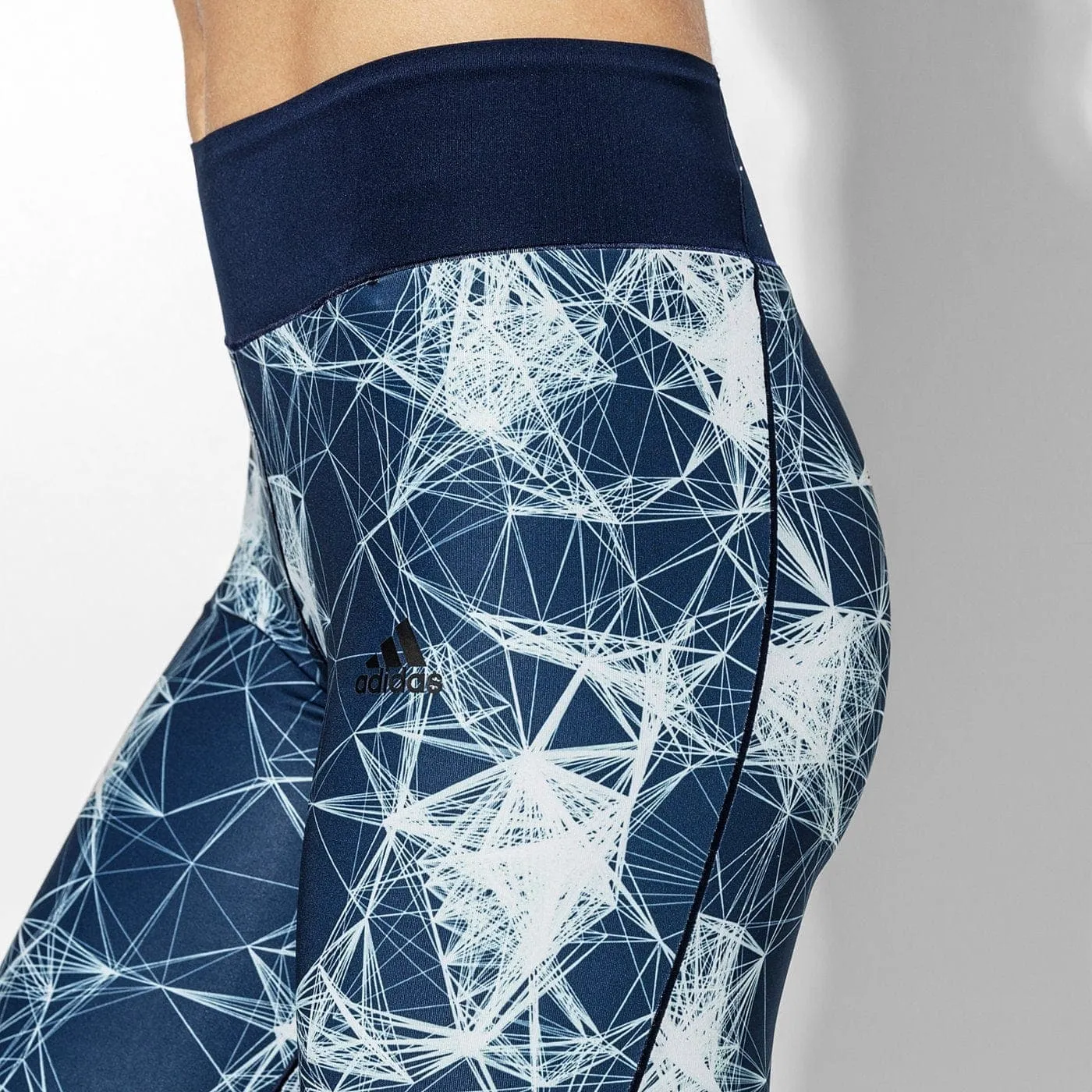 Adidas Womens Super Long Tights All Over Print