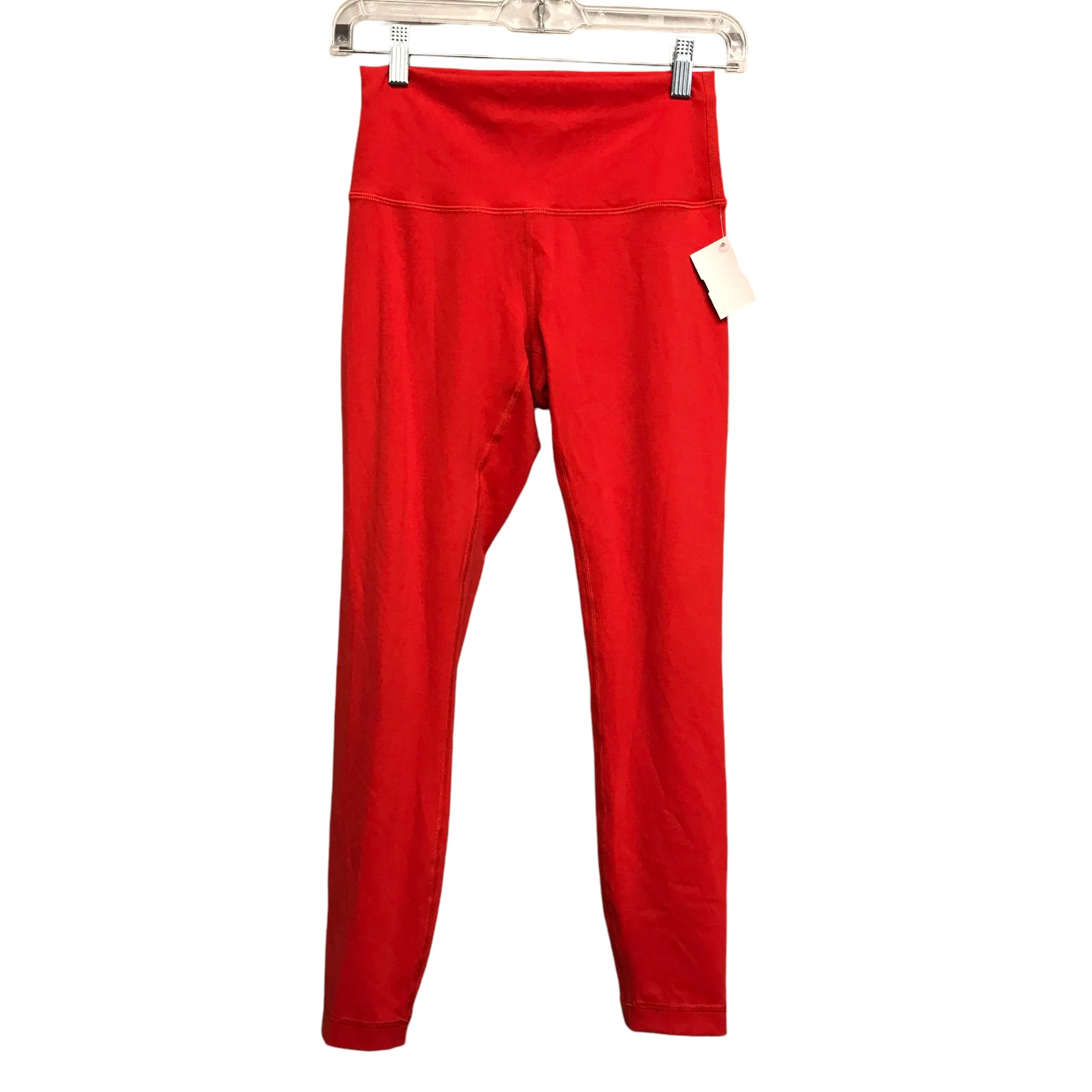 Athletic Leggings By Lululemon In Red, Size:S