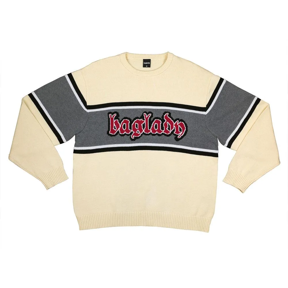 Baglady Hardcore Knit Sweater - Cream