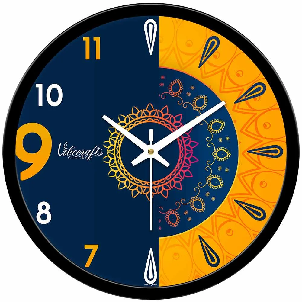 Beautiful Luxury Pattern Designer Wall Clock