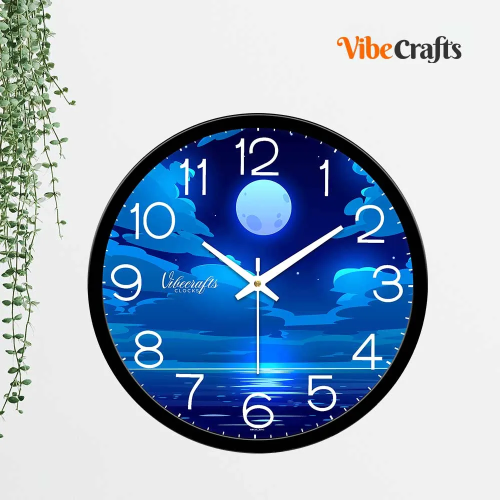 Beautiful Night View Designer Wall Clock