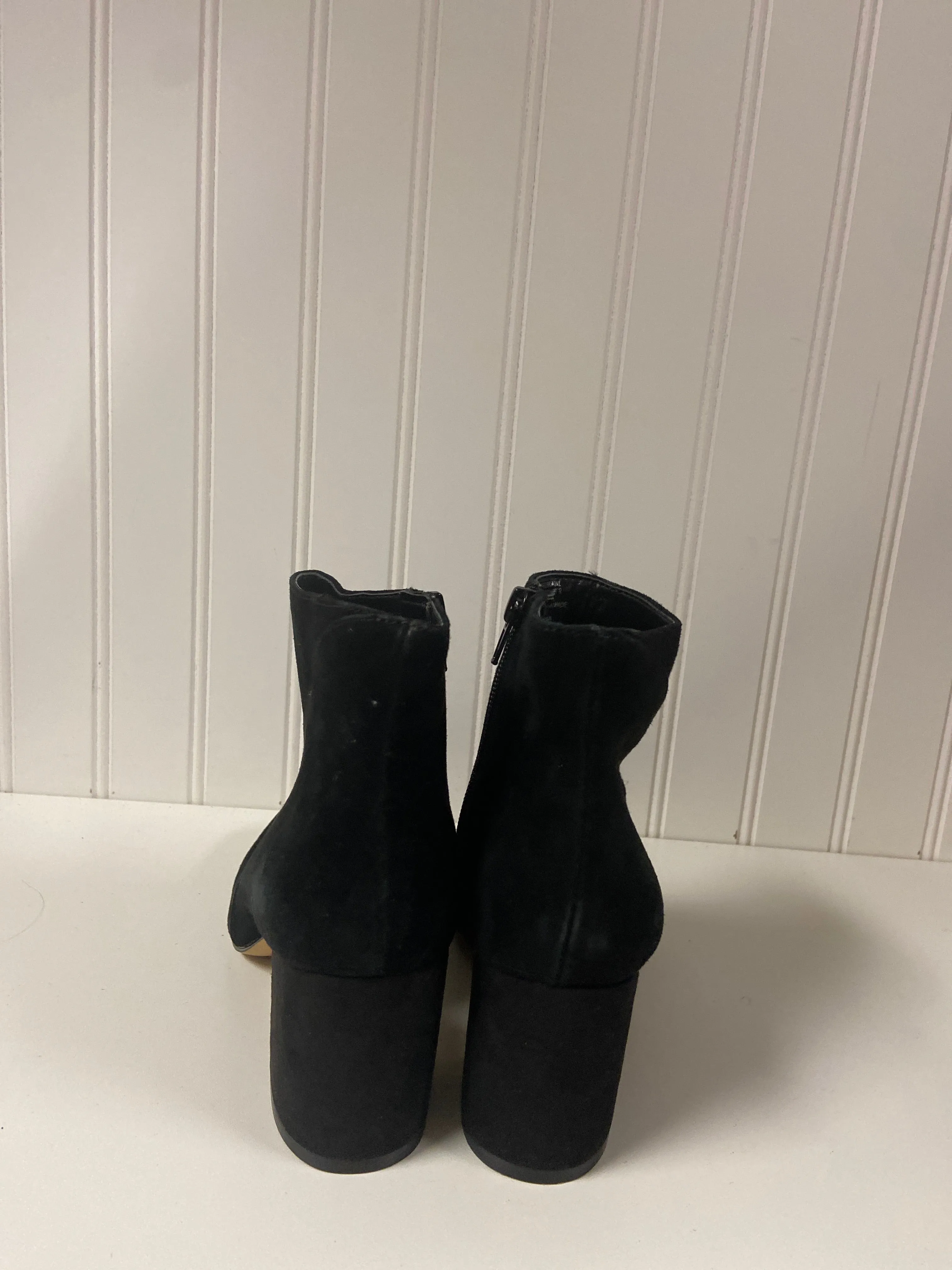 Boots Ankle Heels By Inc In Black, Size: 6