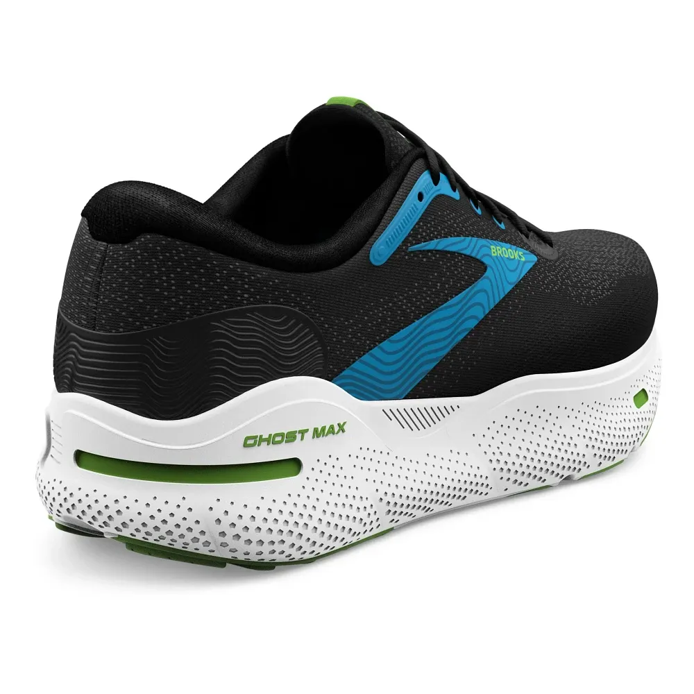 Brooks Ghost Max (Black/Atomic Blue/Jasmine) - Men's