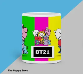 Bt21 Funny White Mug