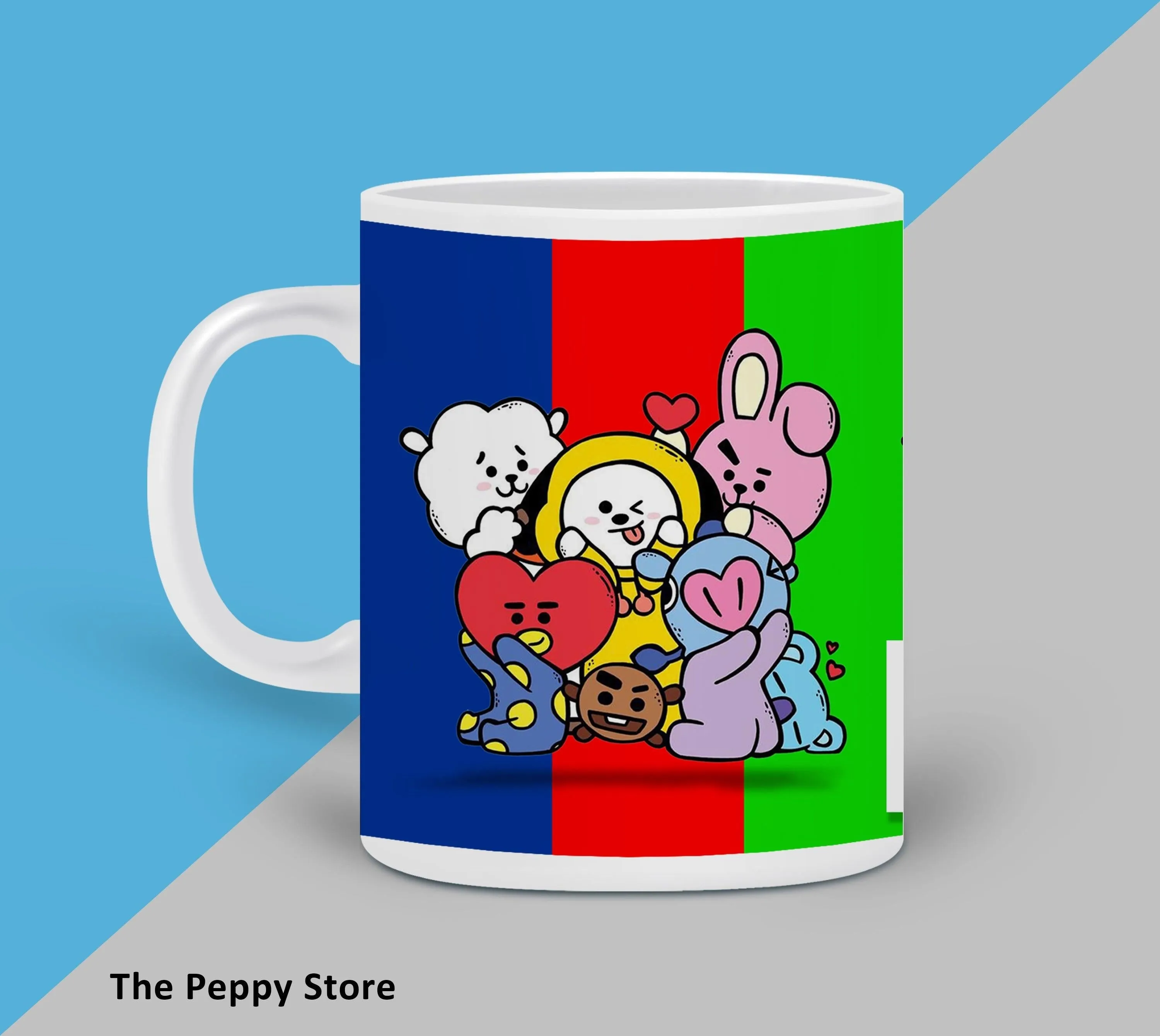 Bt21 Funny White Mug