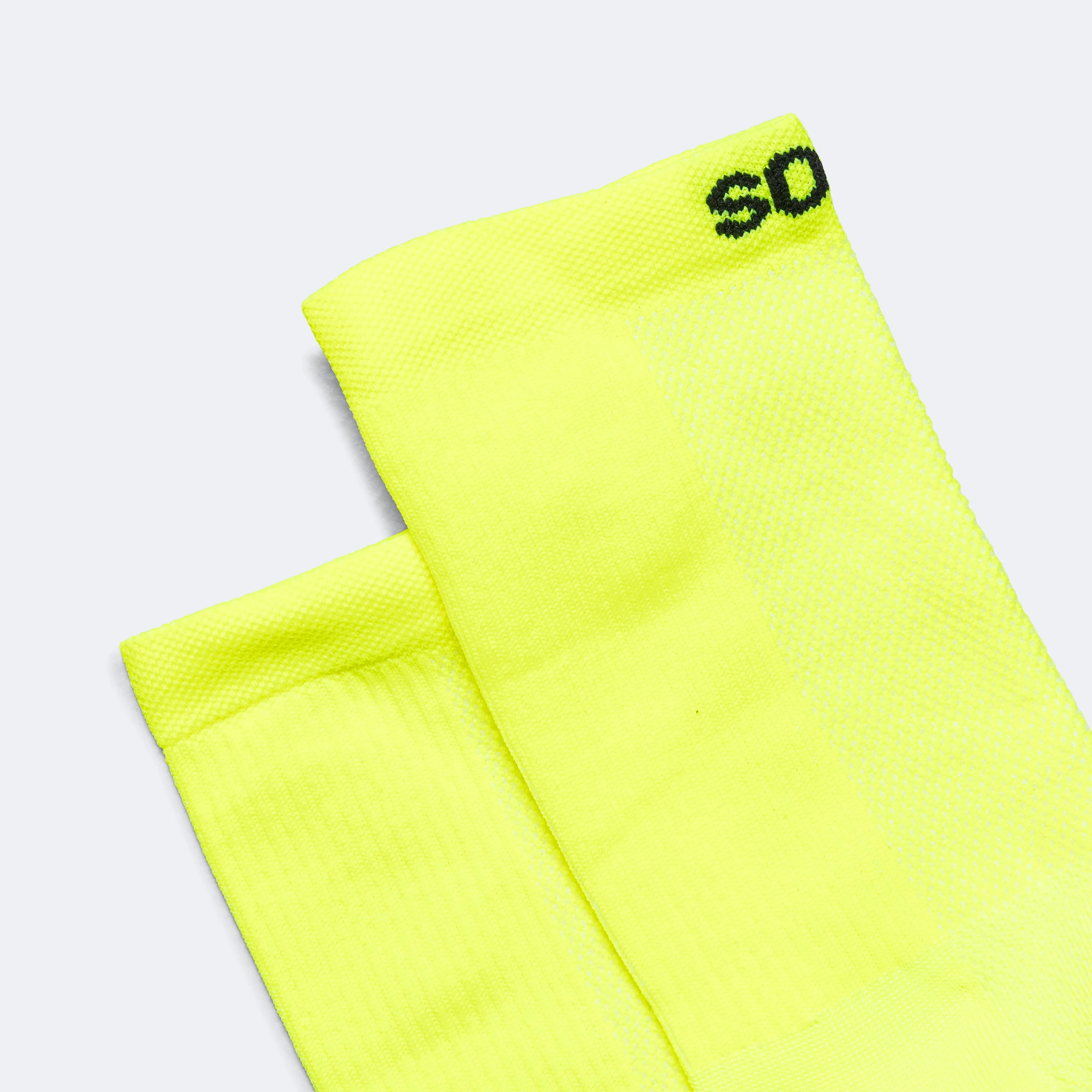 Crew Socks - Fluro Yellow