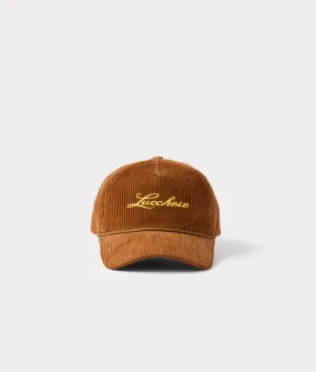 Double L Corduroy Cap :: Rust