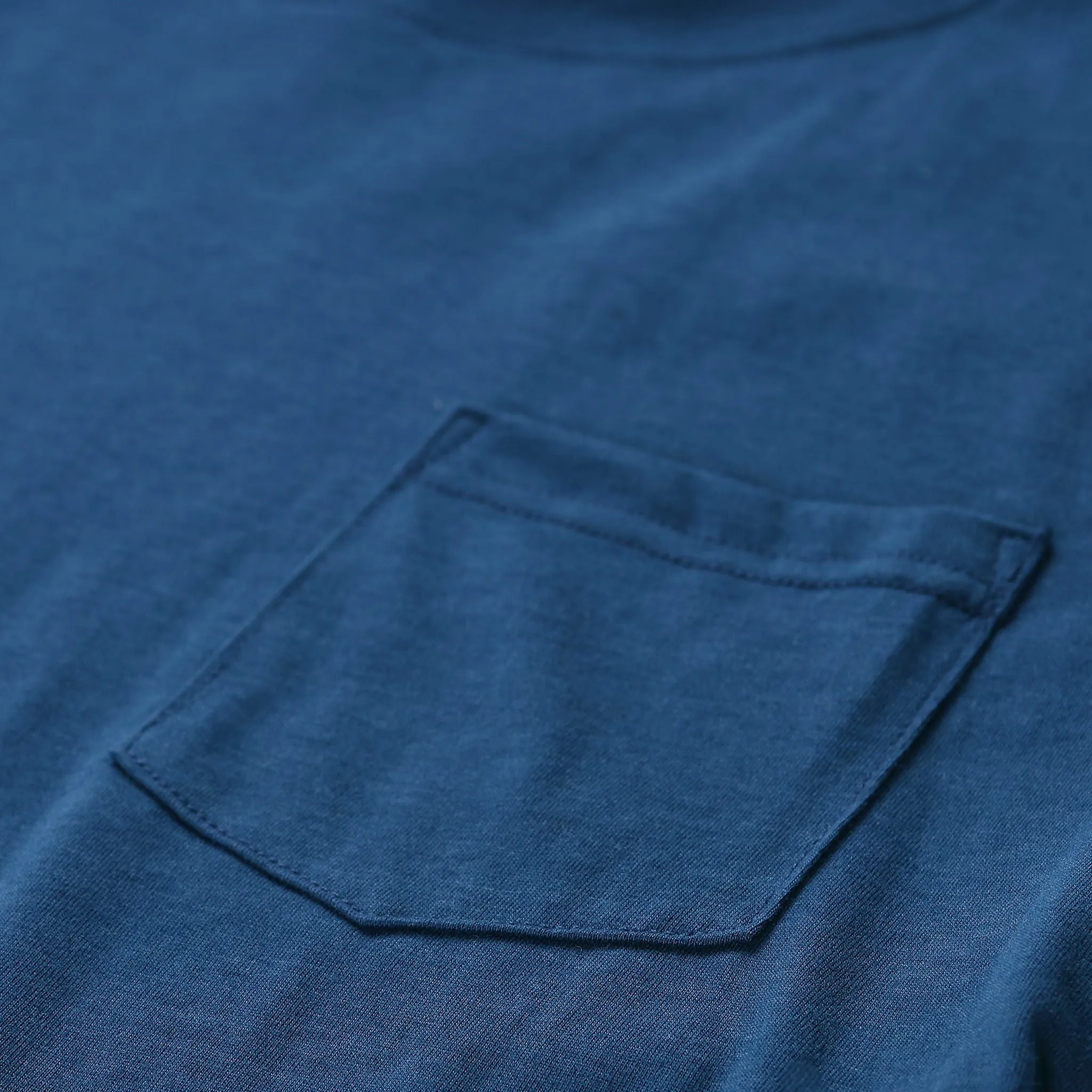 Everyday Long Sleeve Tee with Pocket in River