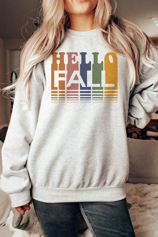 HELLO FALL GRAPHIC SWEATSHIRT