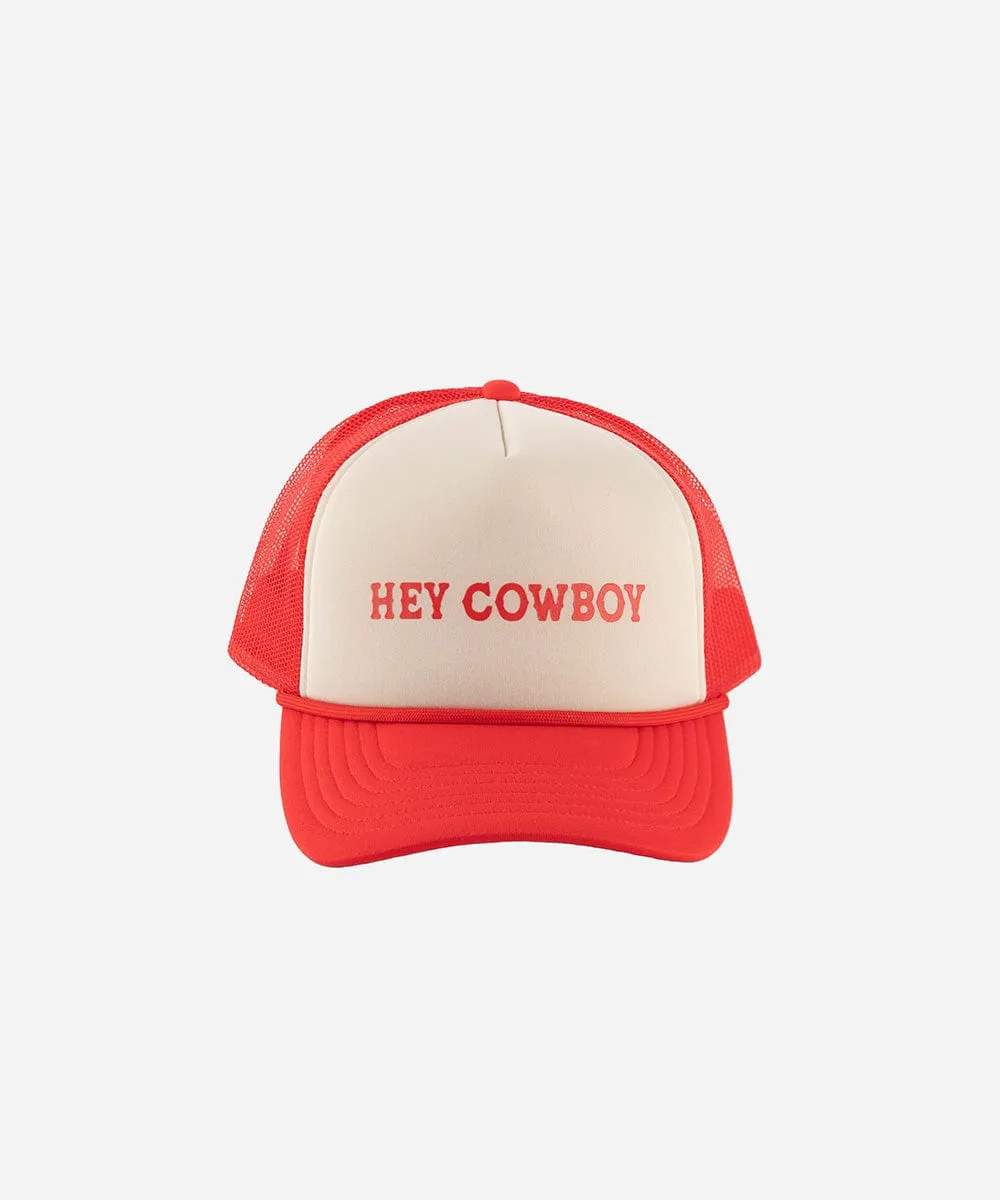 Hey Cowboy Foam Trucker Hat