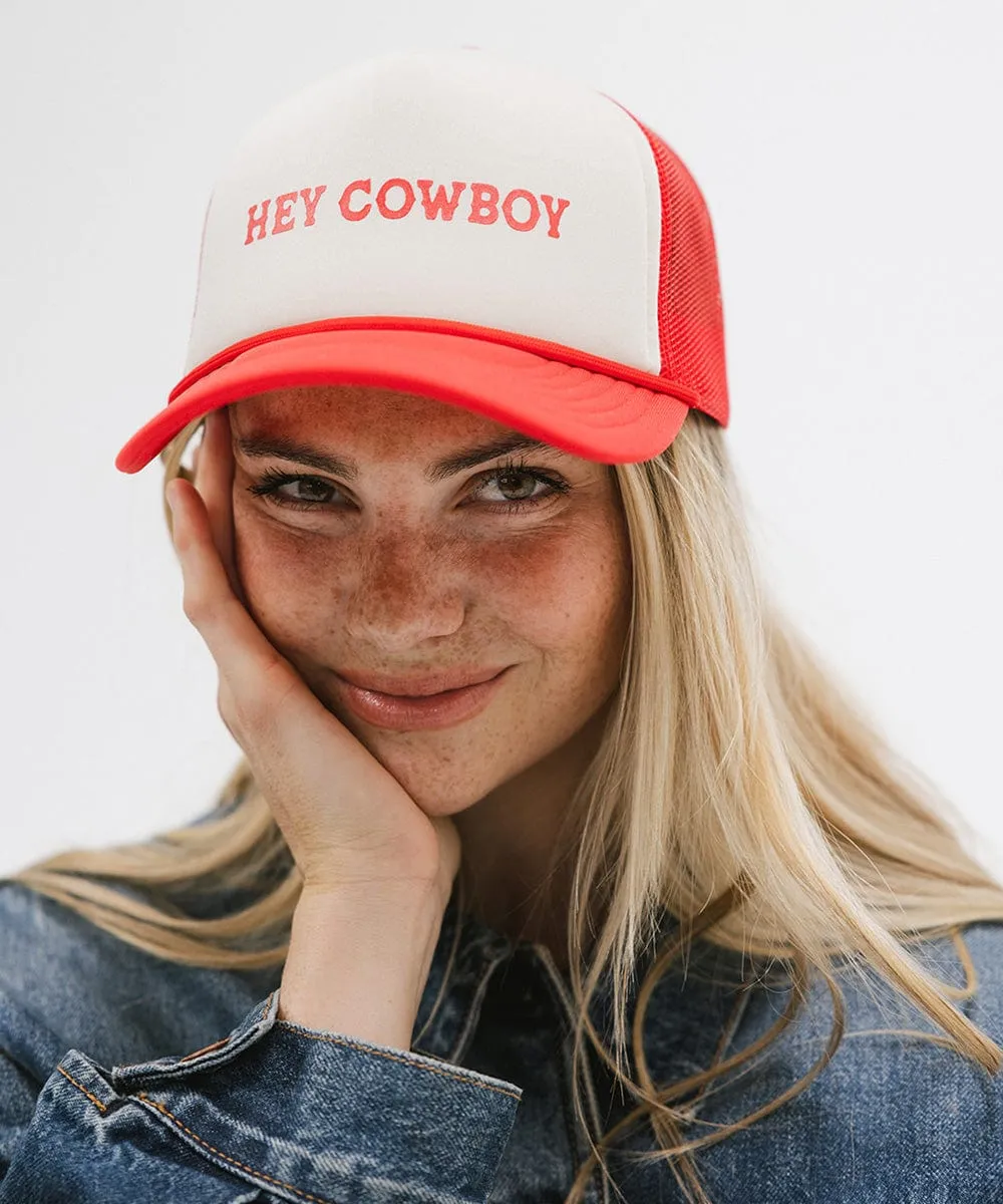 Hey Cowboy Foam Trucker Hat