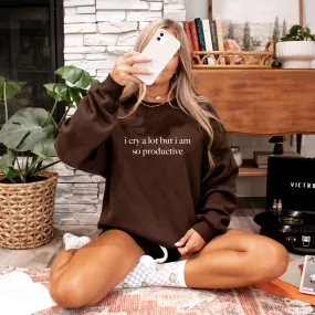 i cry a lot • Cocoa Pullover