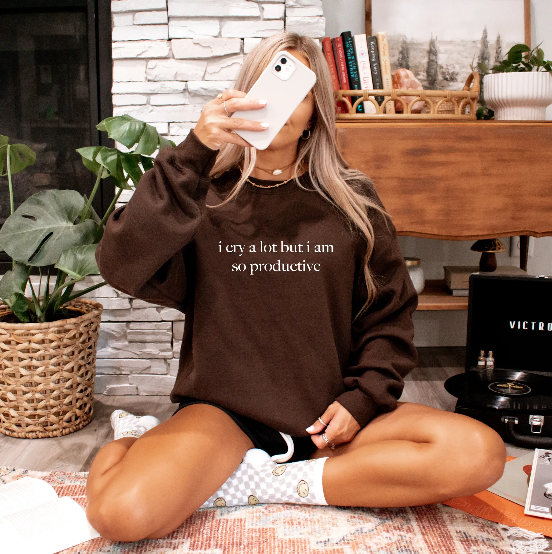 i cry a lot • Cocoa Pullover