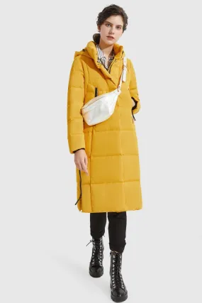 Knee Length Thickened Down Jacket