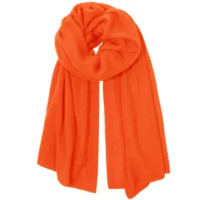 LIGHT CASHMERE SCARF IN ORANGE