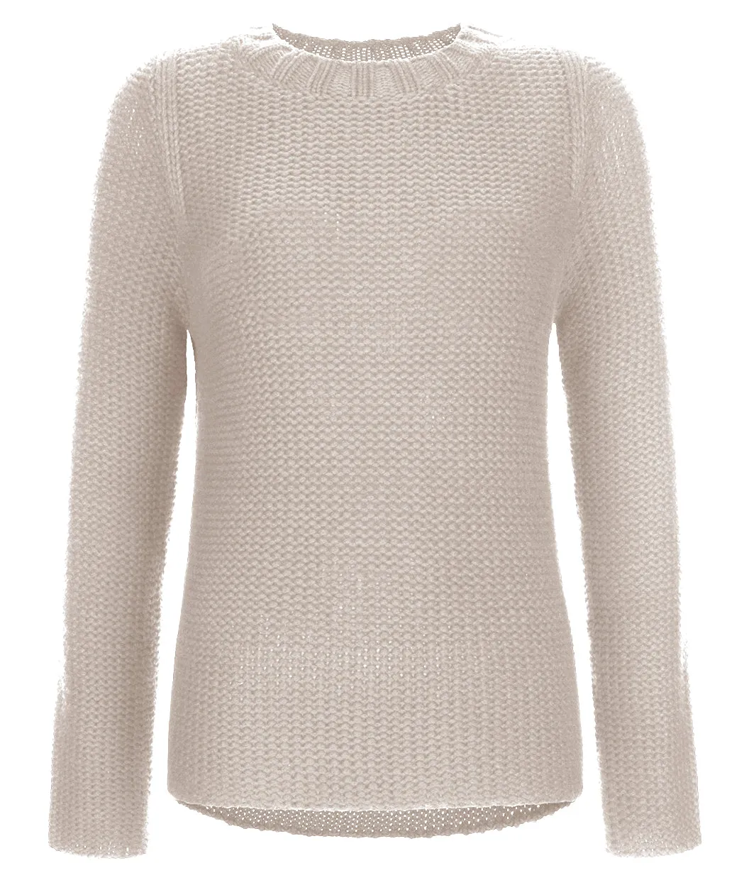 LIGHTWEIGHT CASHMERE CREW NECK SWEATER "ALBA"