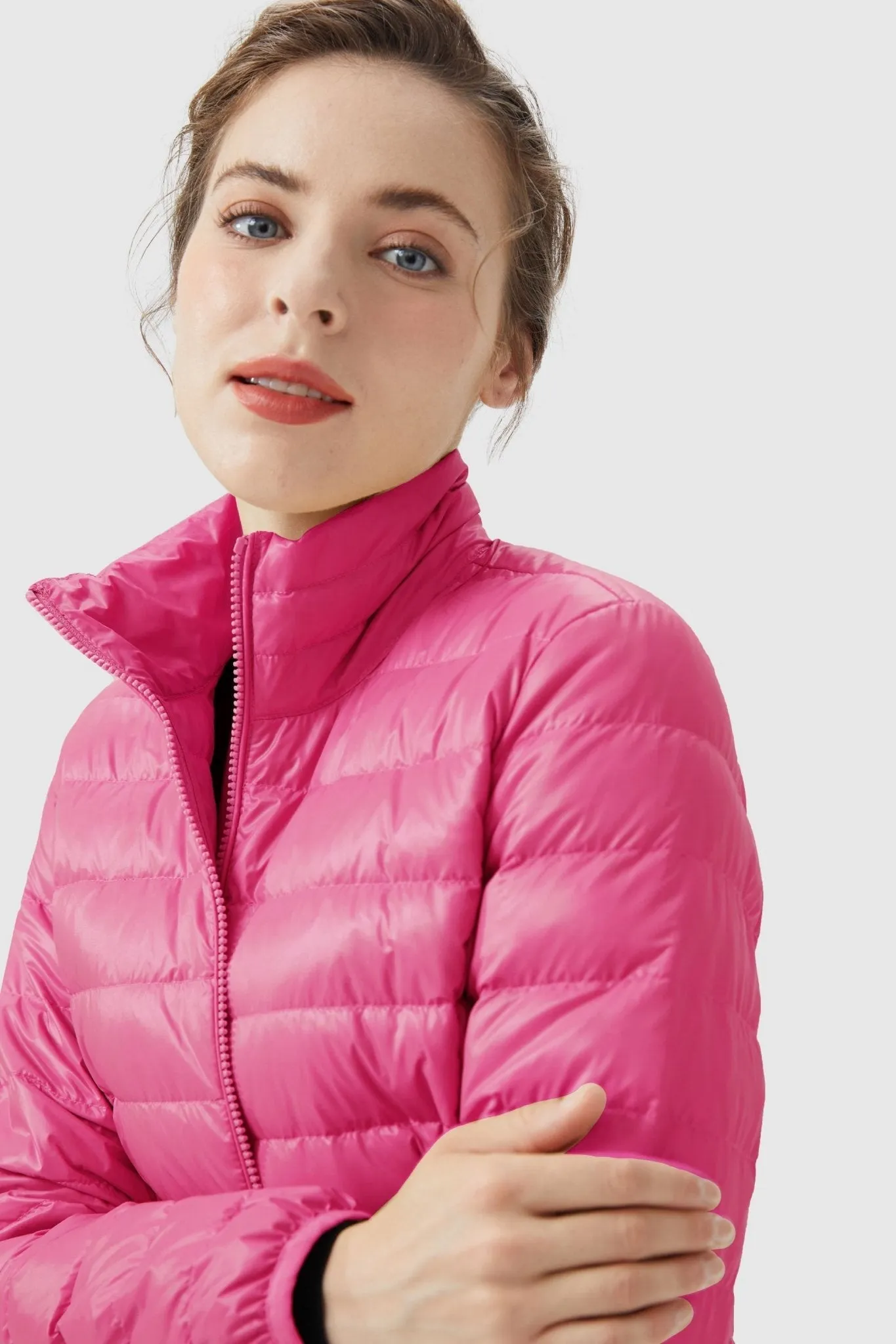 Lightweight Quilted Packable Down Jacket