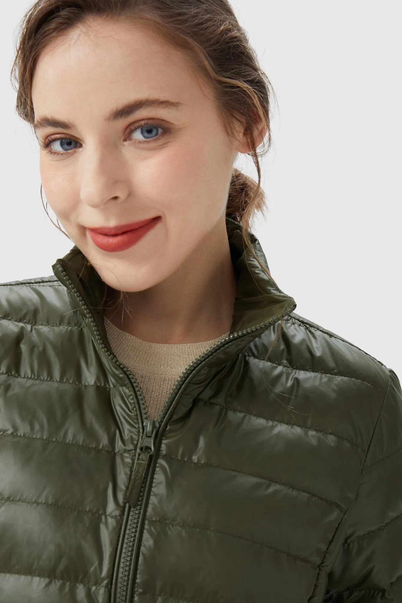 Lightweight Quilted Packable Down Jacket