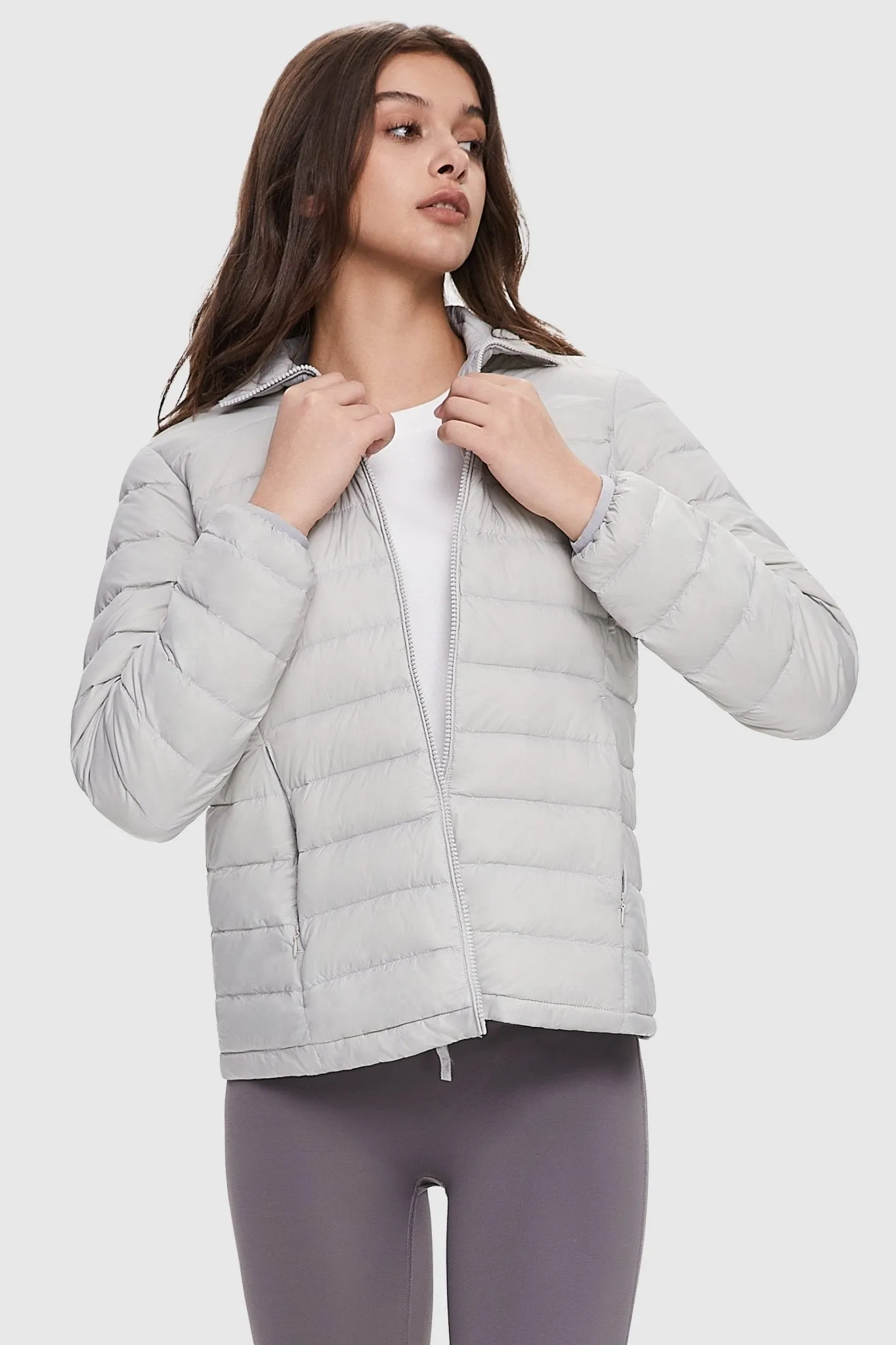 Lightweight Quilted Packable Down Jacket