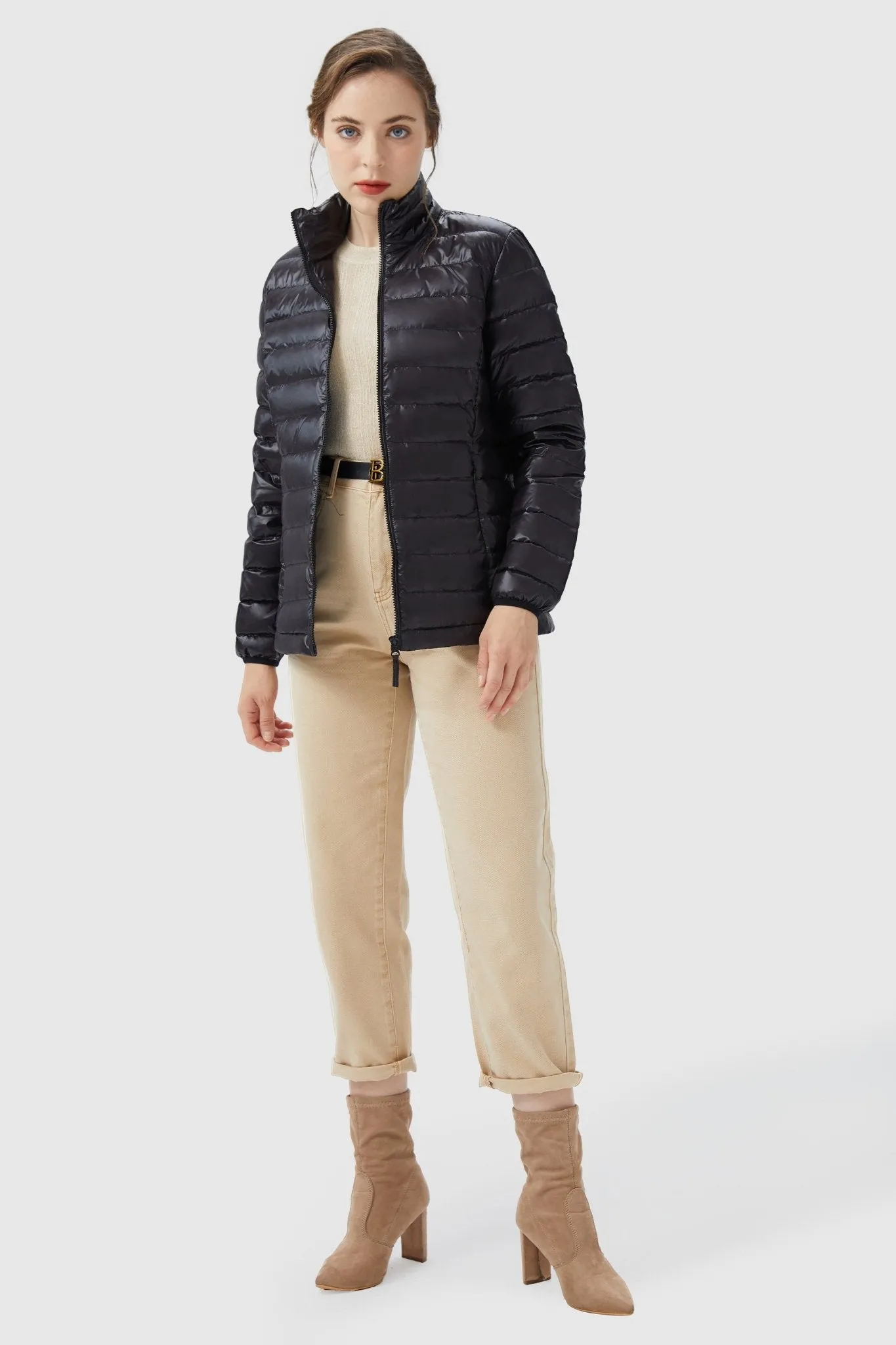 Lightweight Quilted Packable Down Jacket