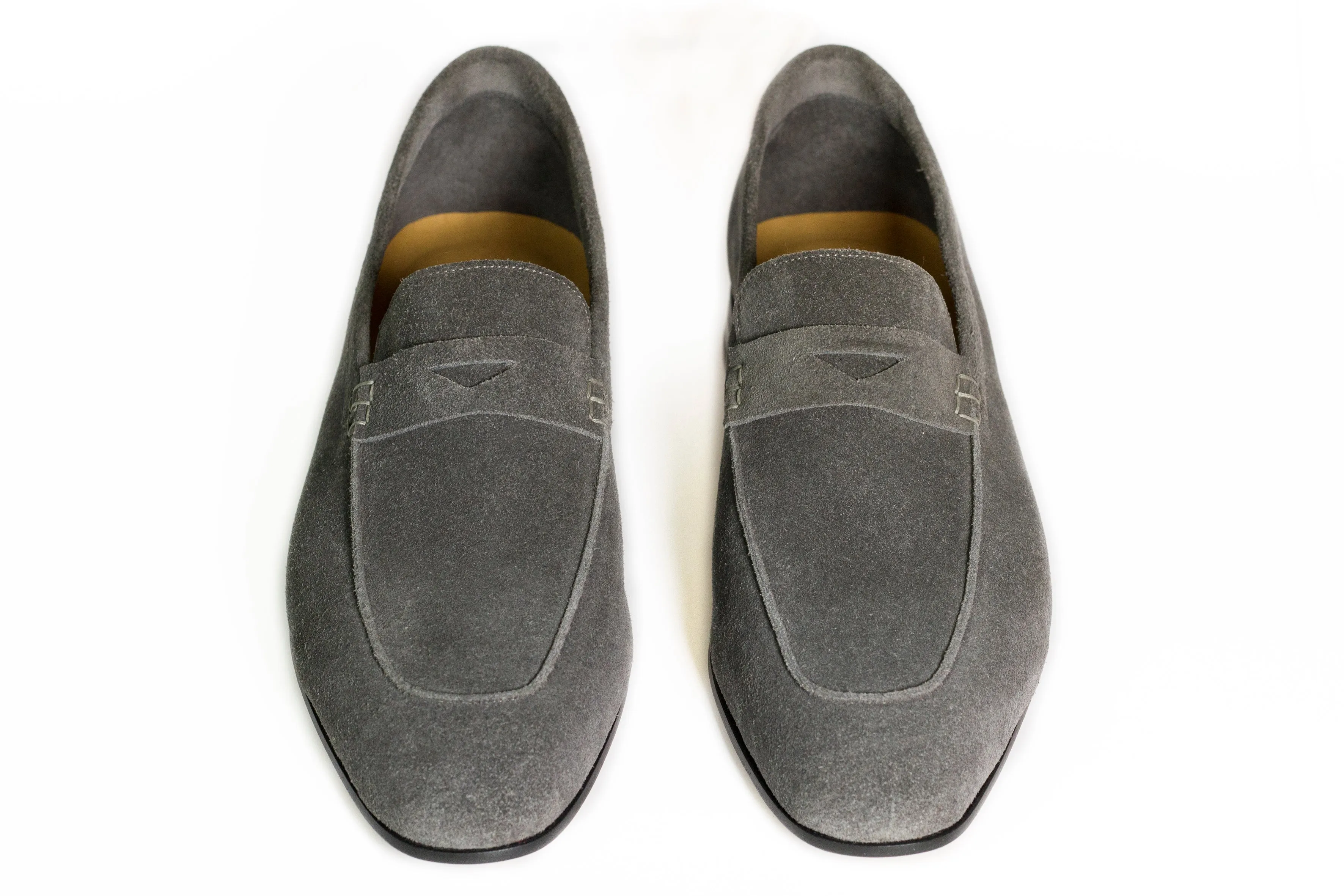 LOAFER UNLINED WITH PENNY STRAP SUEDE LEATHER