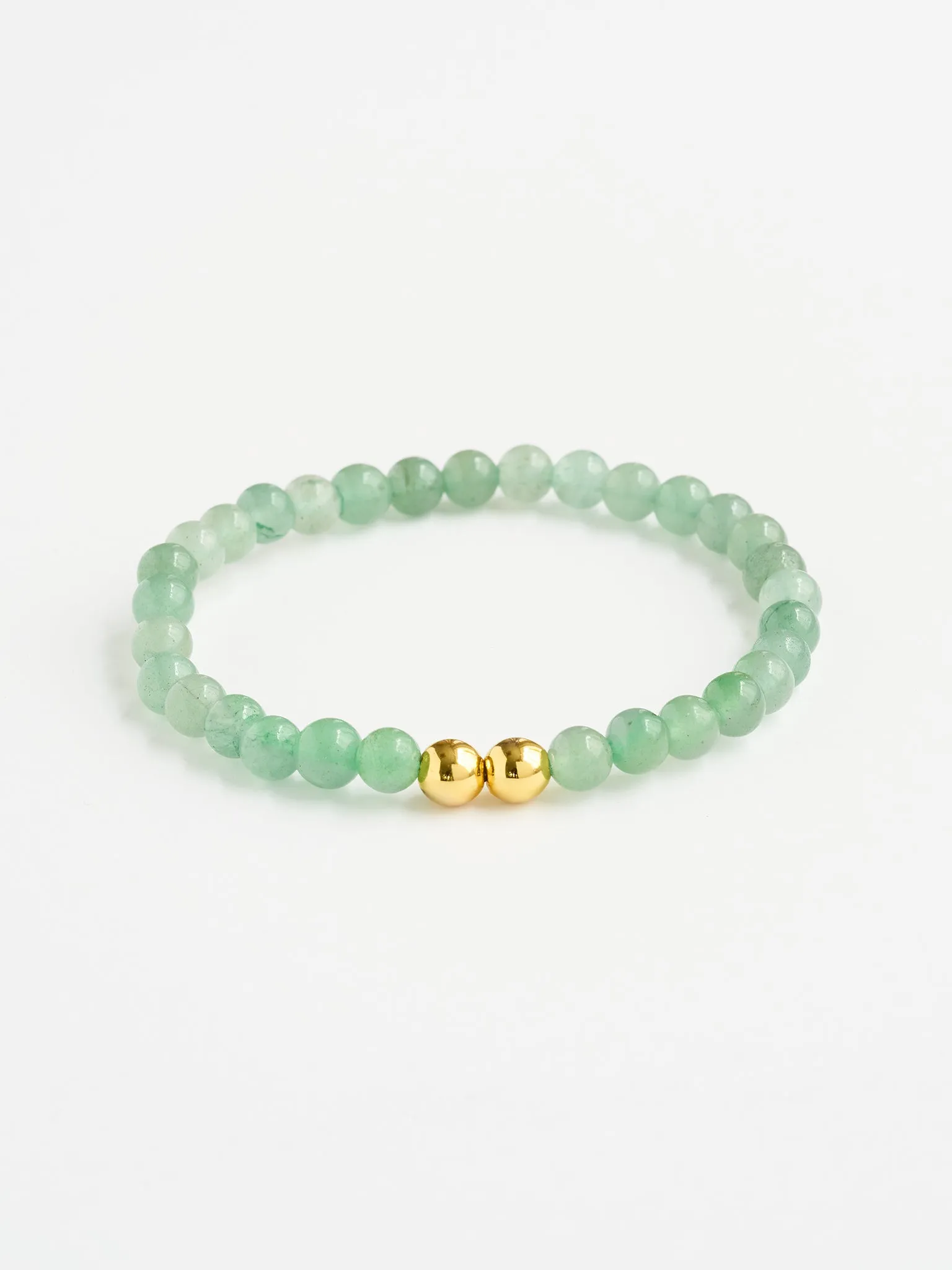 Mala Bead Bracelet - Green Aventurine