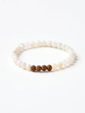 Mala Bead Bracelet - Moonstone