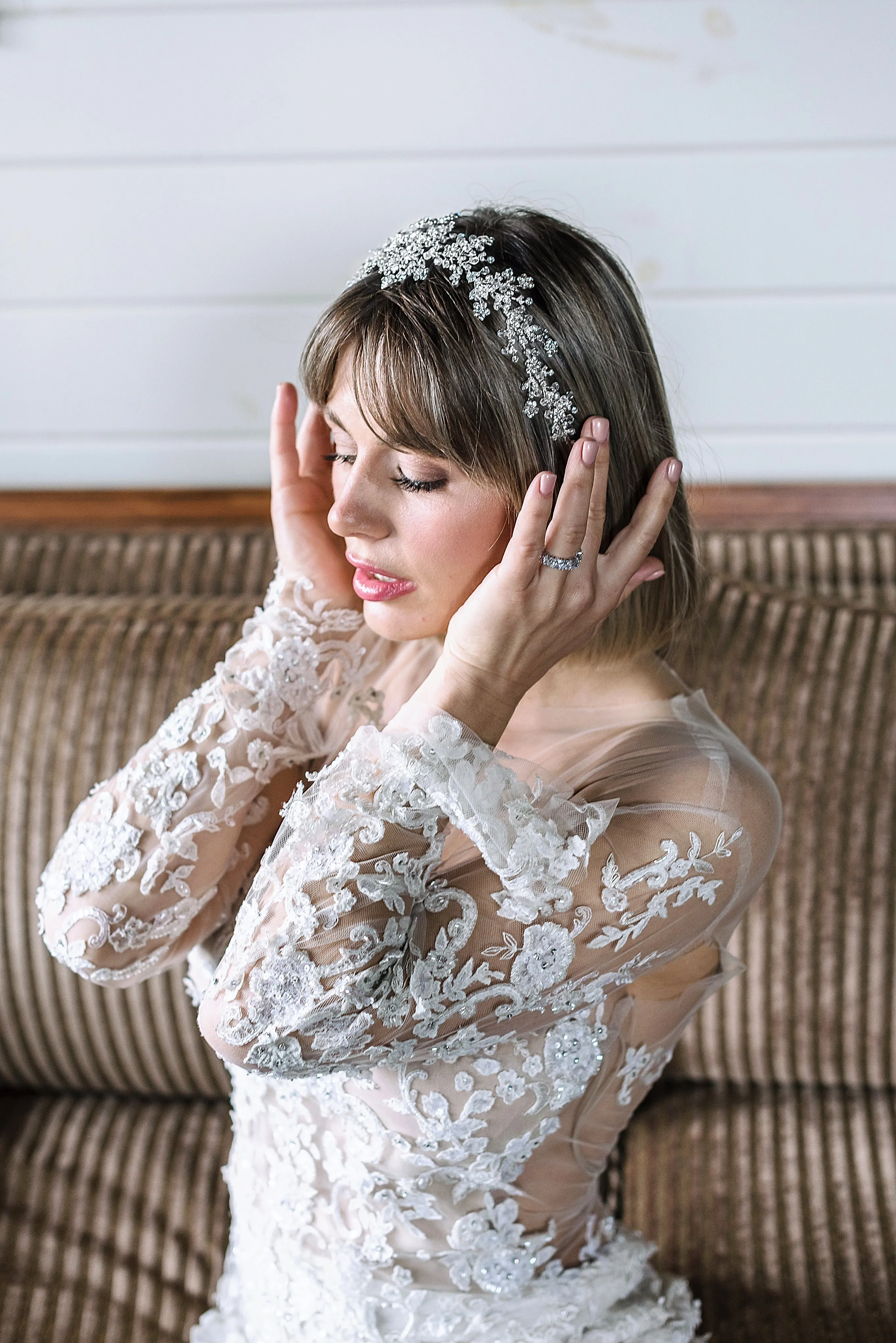 MELODY Crystal Bridal Headpiece