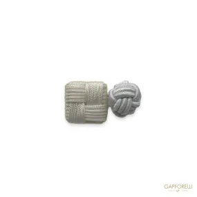 Men's Knitted Cufflink U424 - Gafforelli Srl