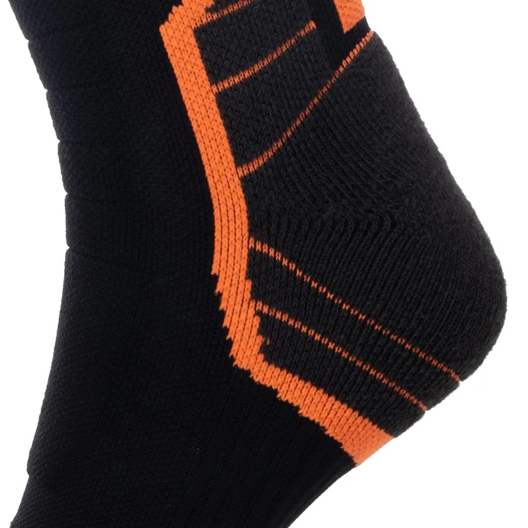 Men's Ride Soft Cycling Black crew socks 2-packs