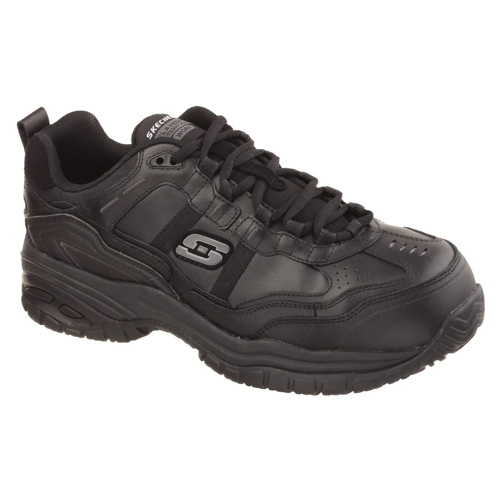 Men's Wide Fit Skechers 77013EC Soft Stride Grinnell Safety Sneakers