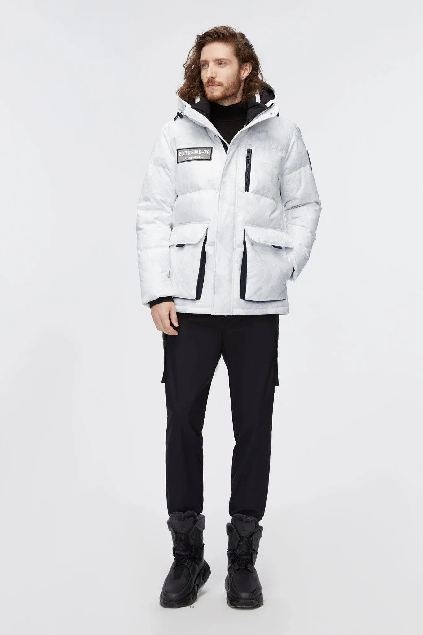 Mid-Length Goose Down Jacket