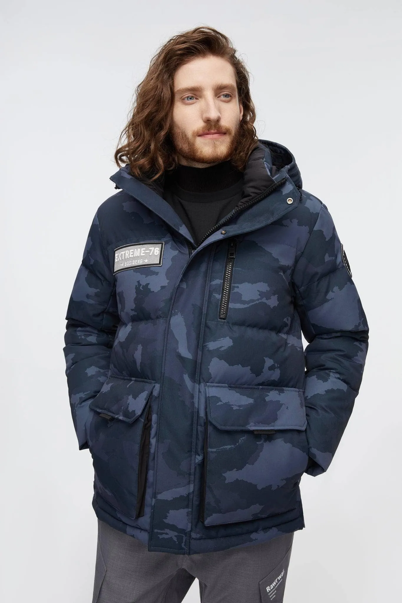 Mid-Length Goose Down Jacket