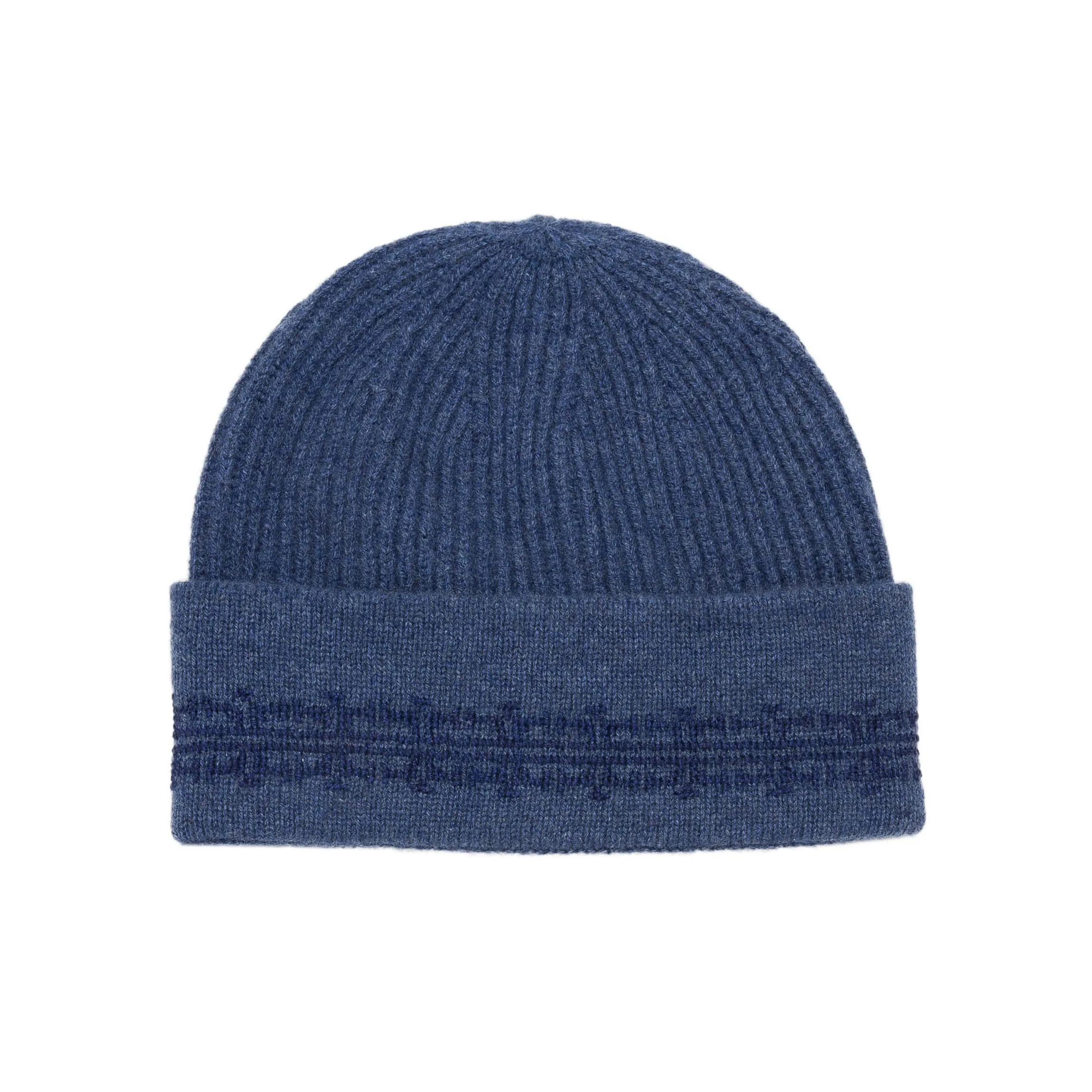 NOTTE BLUE CASHMERE BEANIE