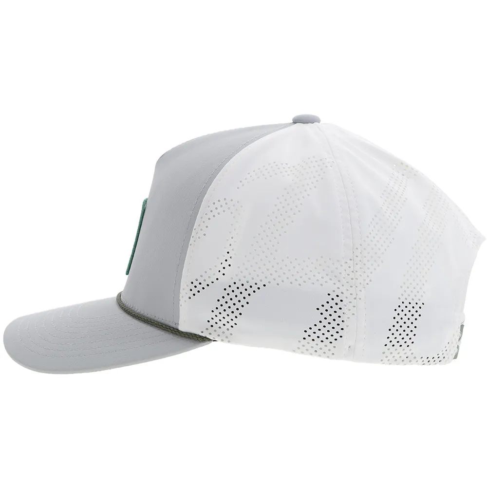 "Cowboy Golf" Hat Grey/White