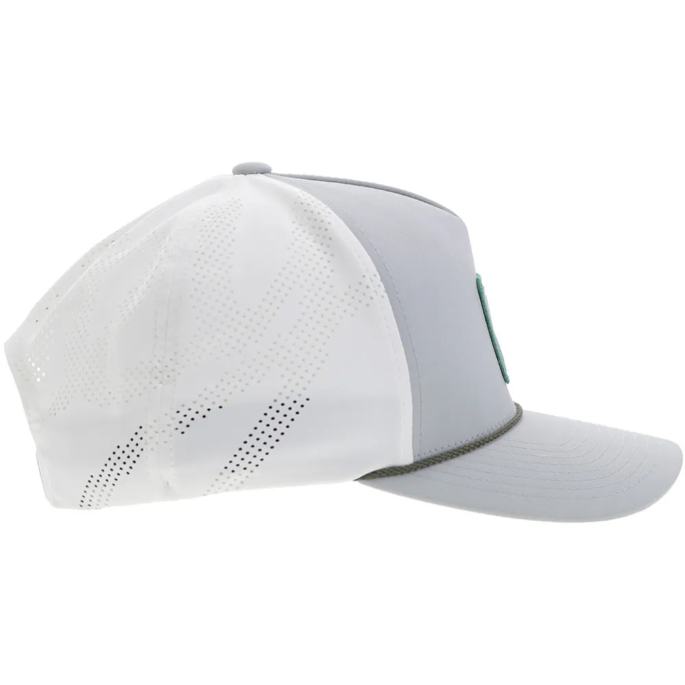 "Cowboy Golf" Hat Grey/White