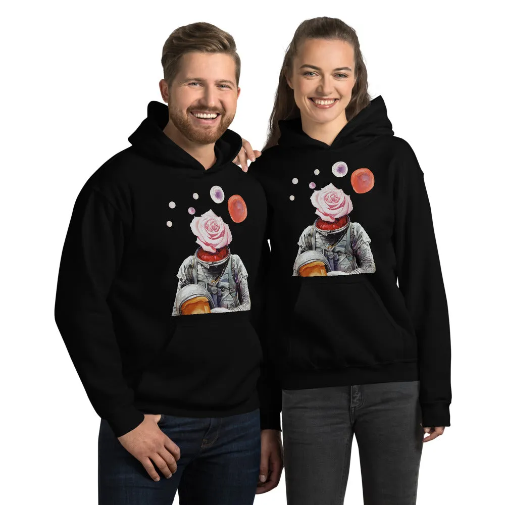 Spaceman Rose Unisex Hoodie