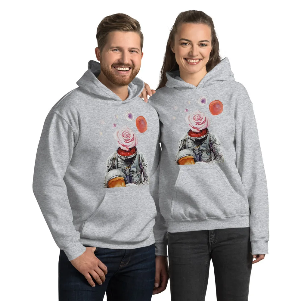 Spaceman Rose Unisex Hoodie