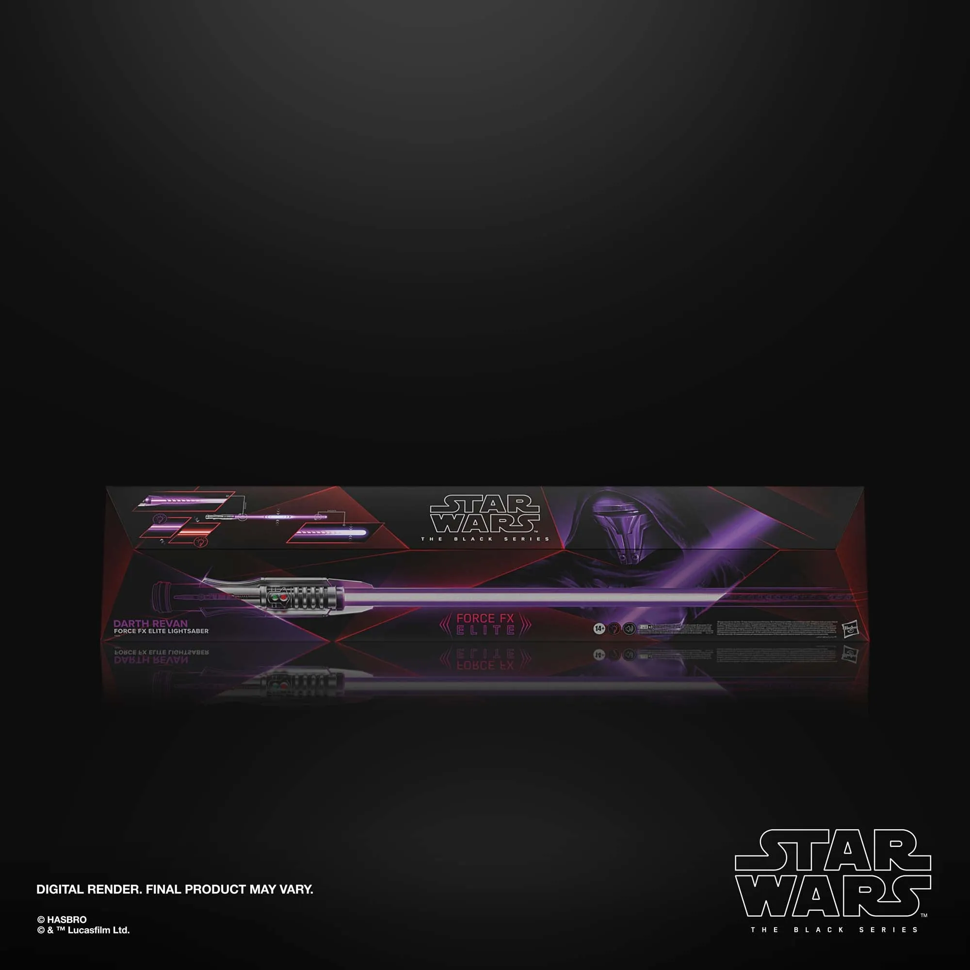 Star Wars The Black Series Darth Revan Force FX Elite Electronic Lightsaber - Presale