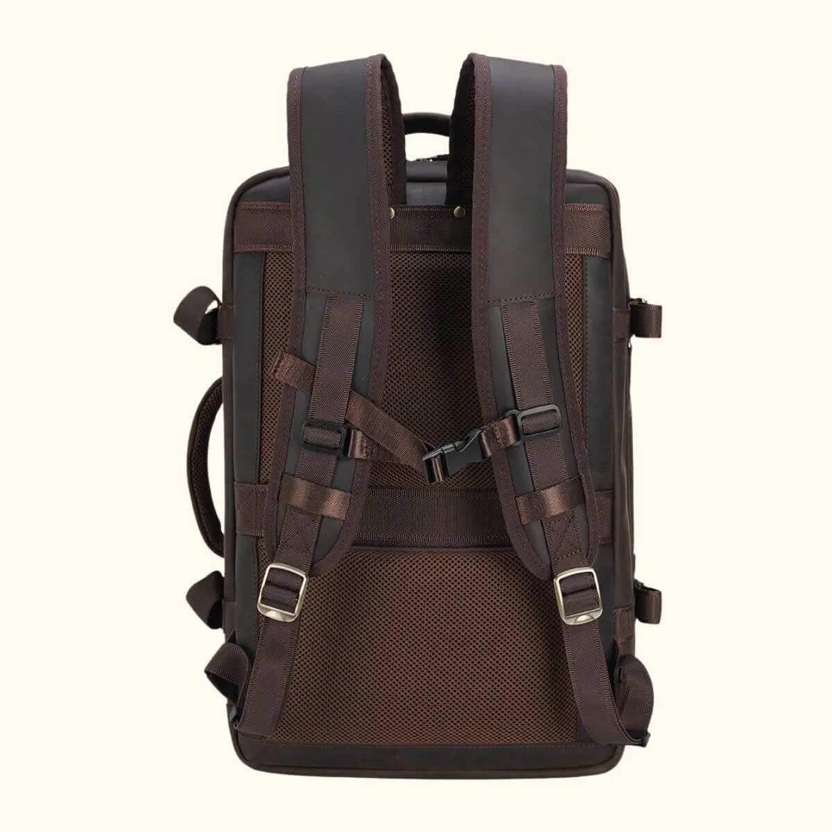 The Stetson Peak - Expandable Mens Leather Backpack