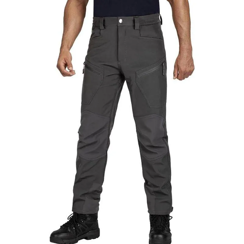 WHALE Men's Softshell Fleece Lined Snow Pants